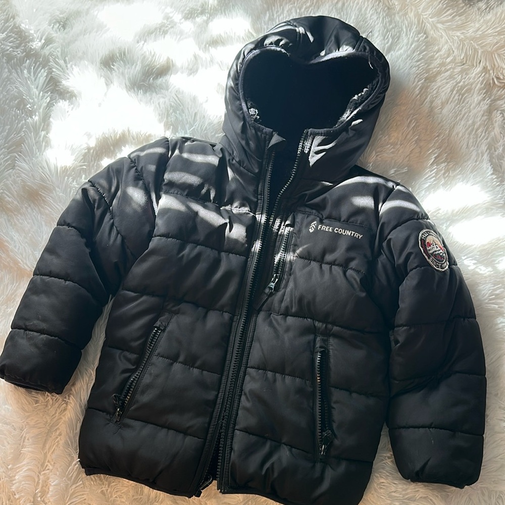 Kids FREE COUNTRY REVERSIBLE JACKET GITS SIZE 5/6